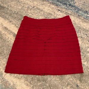 Forever 21 medium red mini skirt